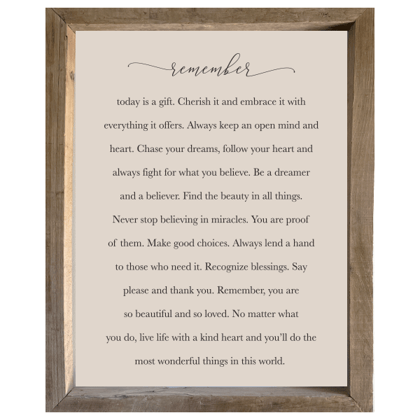 Timberwood Canvas Print 37x47