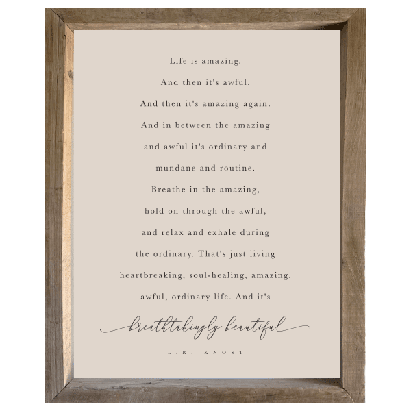 Timberwood Canvas Print 37x47