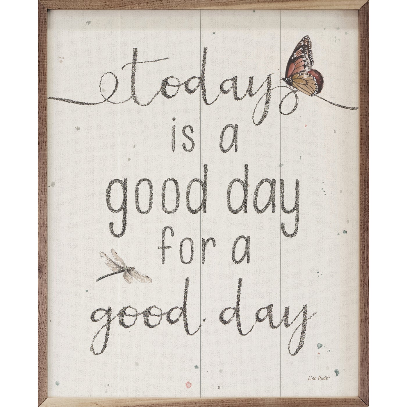 Today Is A Good Day Wood Framed Print