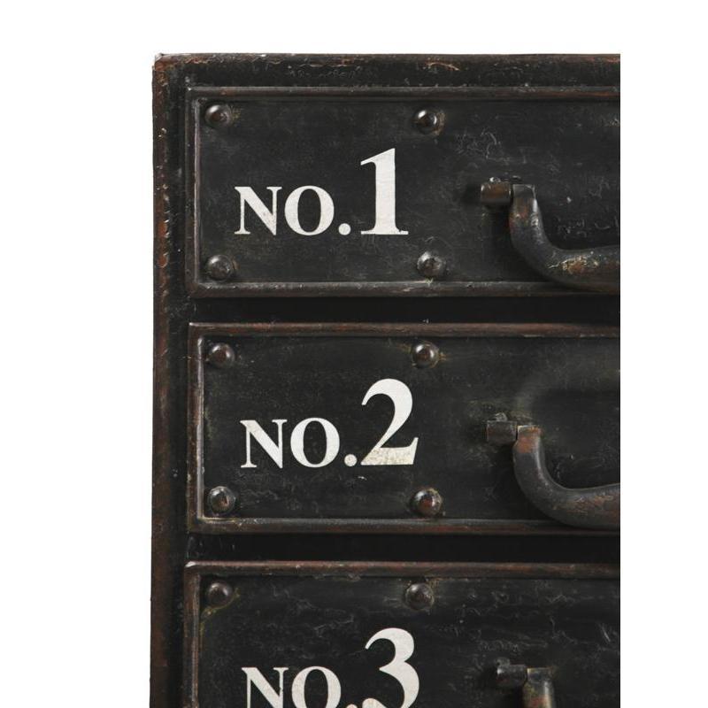 Vintage Industrial 8 Drawer Cabinet