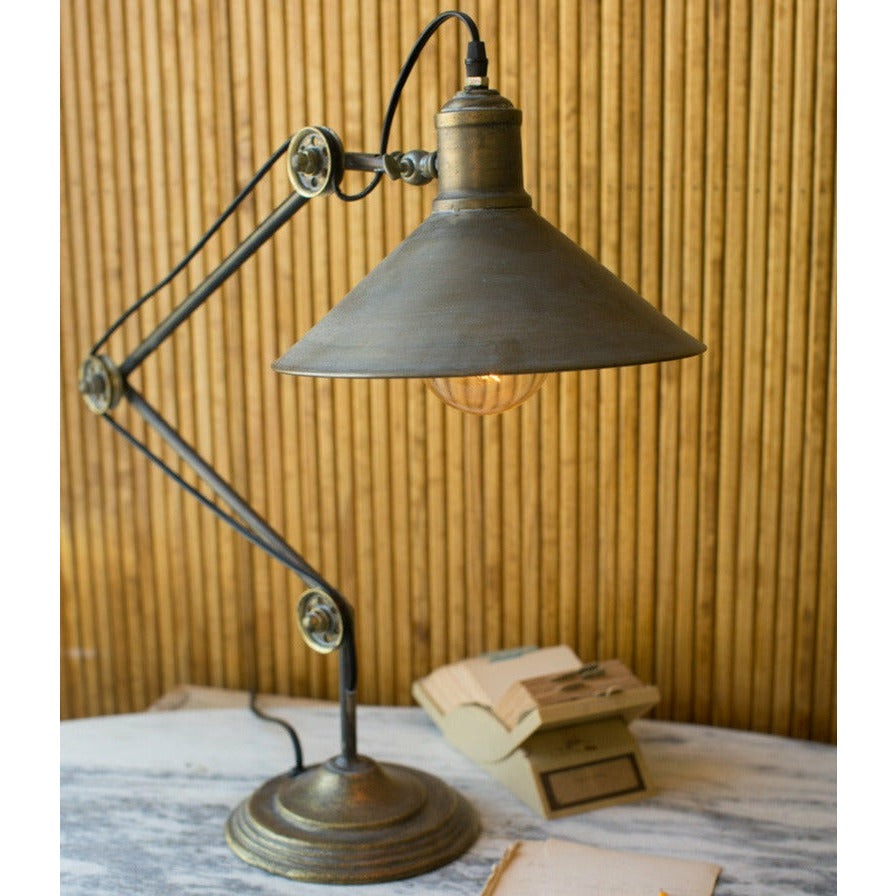 Vintage Industrial Metal Table Lamp