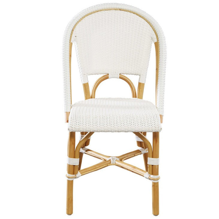 White Leroy Side Chair S/2