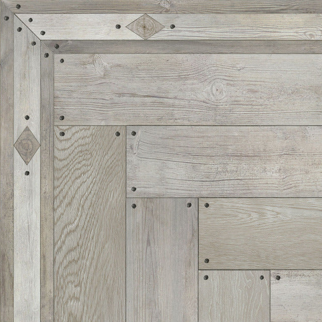 Williamsburg 18th Century Joinery Everlasting Grain Vinyl Floor Cloth