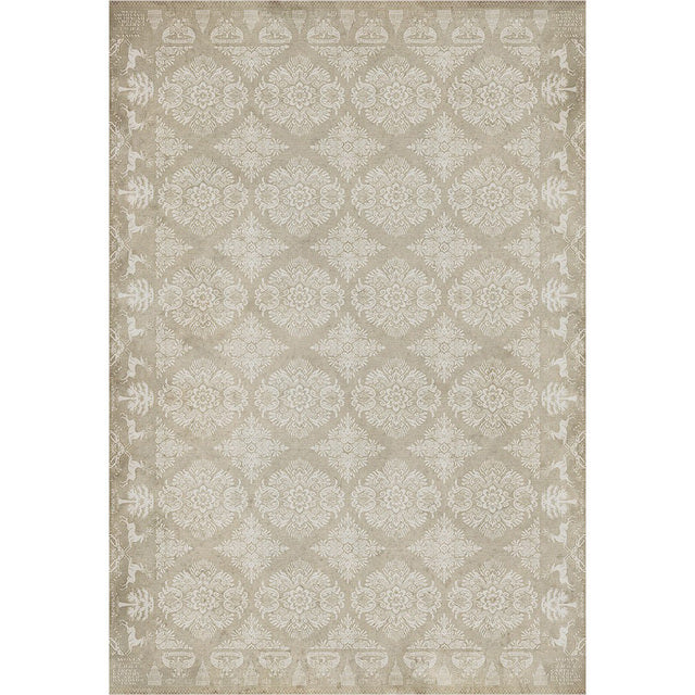 Williamsburg Archibald Several Questions Answered Vinyl Floor Cloth