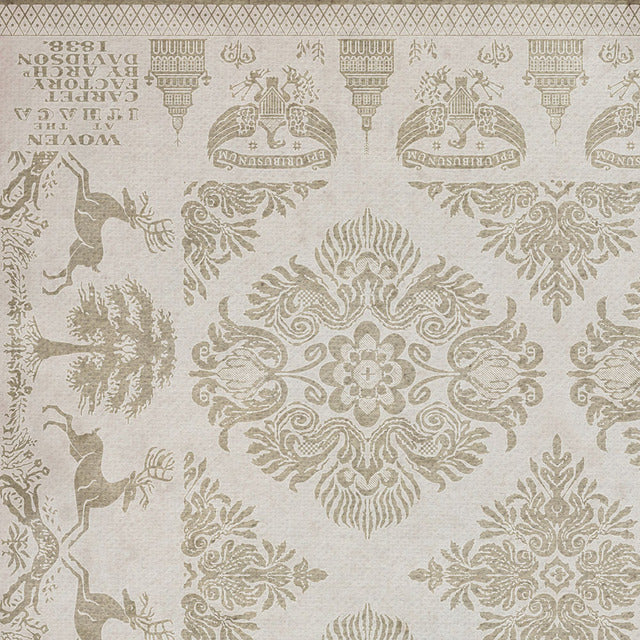 Williamsburg Archibald Spectre Around Me Vinyl Floor Cloth