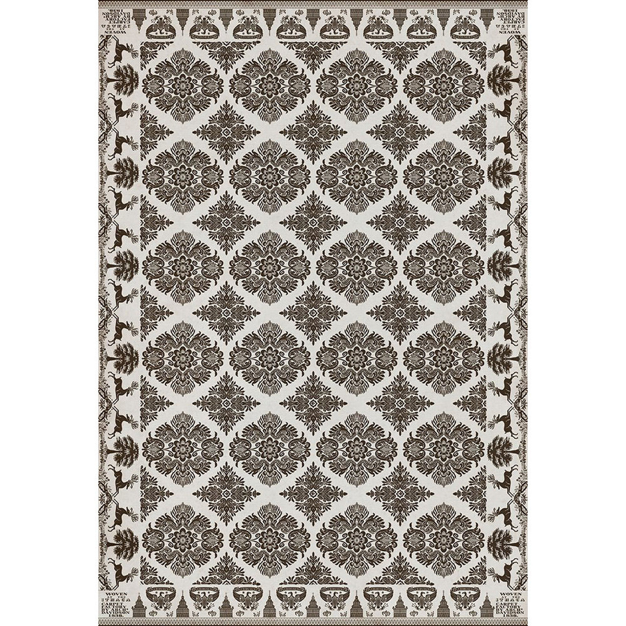 Williamsburg Archibald The Ancient Bard Vinyl Floor Cloth