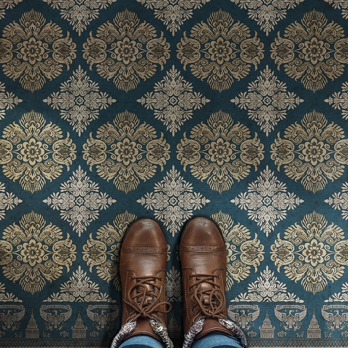 Williamsburg Archibald The Land Of Dreams Vinyl Floor Cloth