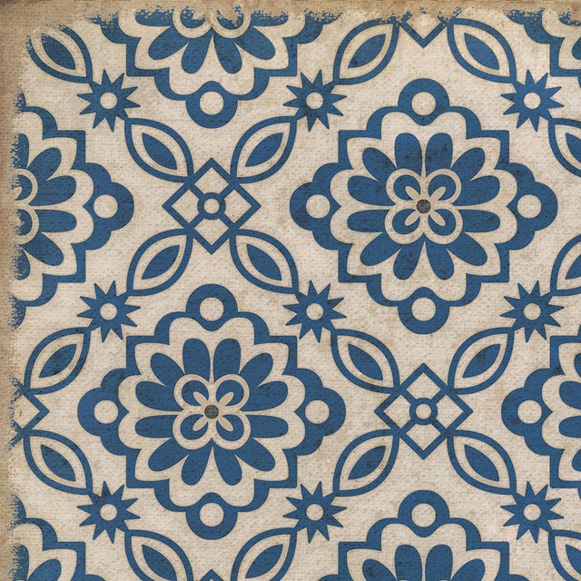 Williamsburg Bookbinder Miller Vinyl Floor Cloth