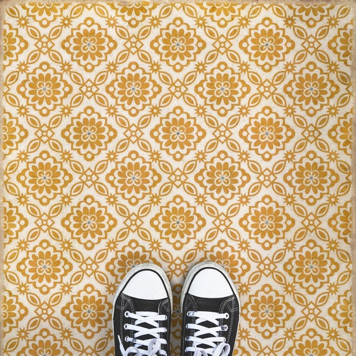 Williamsburg Bookbinder Parks Vinyl Floor Cloth