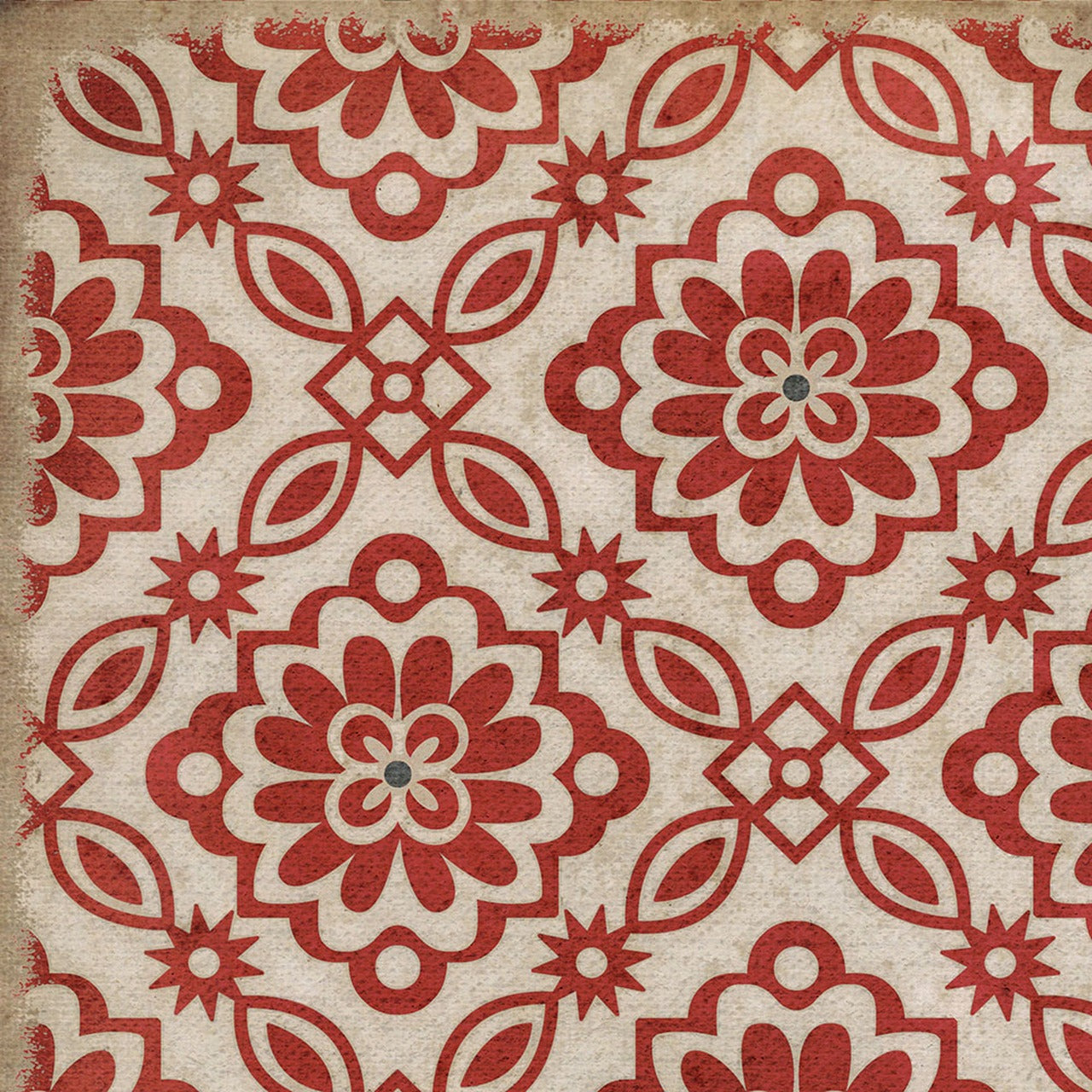 Williamsburg Bookbinder Pinkney Vinyl Floor Cloth