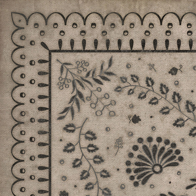 Williamsburg Cozens Over Hills And Far Away Vinyl Floor Cloth