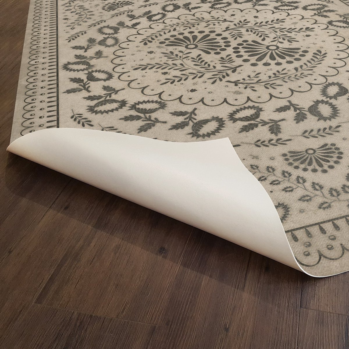 Williamsburg Cozens Over Hills And Far Away Vinyl Floor Cloth