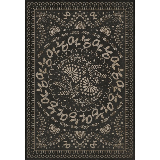 Williamsburg Cozens Rolling Of The Stones Vinyl Floor Cloth