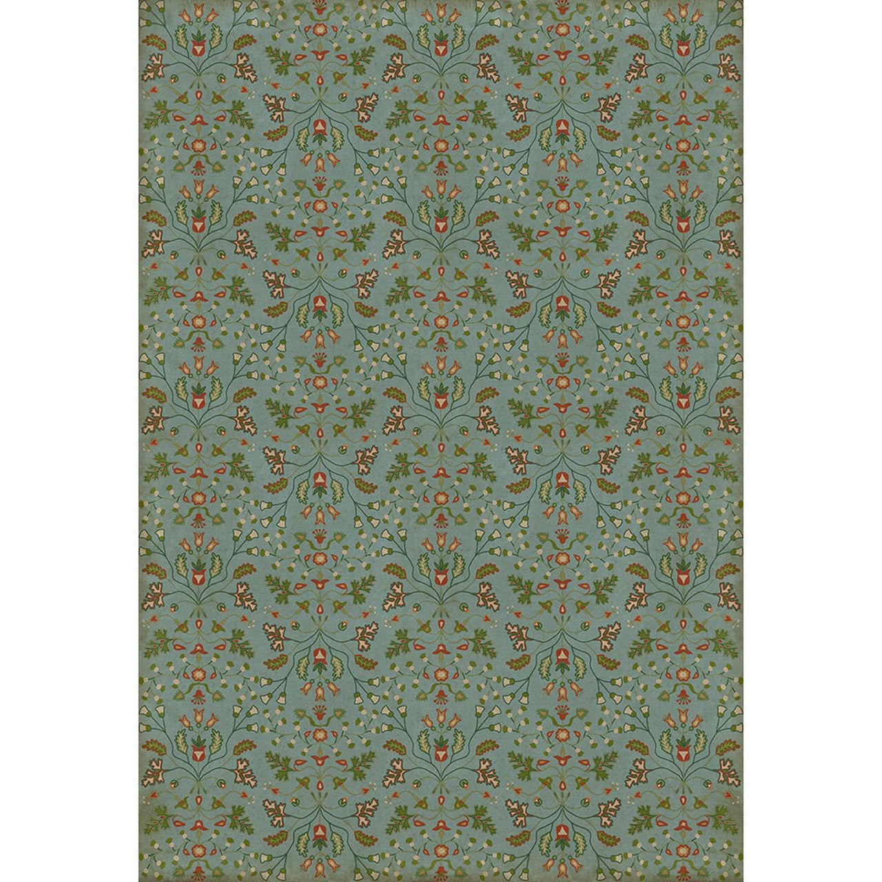 Williamsburg Franklin Polly Baker Vinyl Floor Cloth