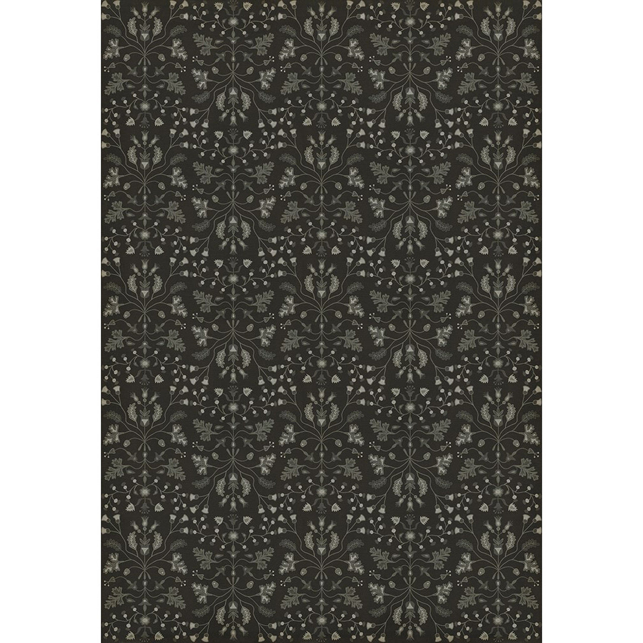 Williamsburg Franklin Silence Dogood Vinyl Floor Cloth