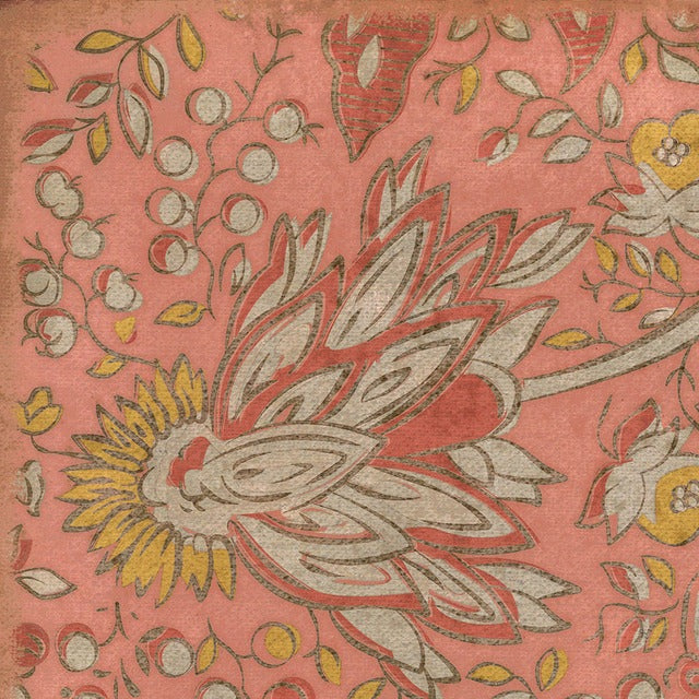 Williamsburg Garden Gate Love And Folly Vinyl Floor Cloth