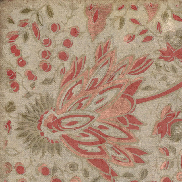 Williamsburg Garden Gate On Imagination Vinyl Floor Cloth