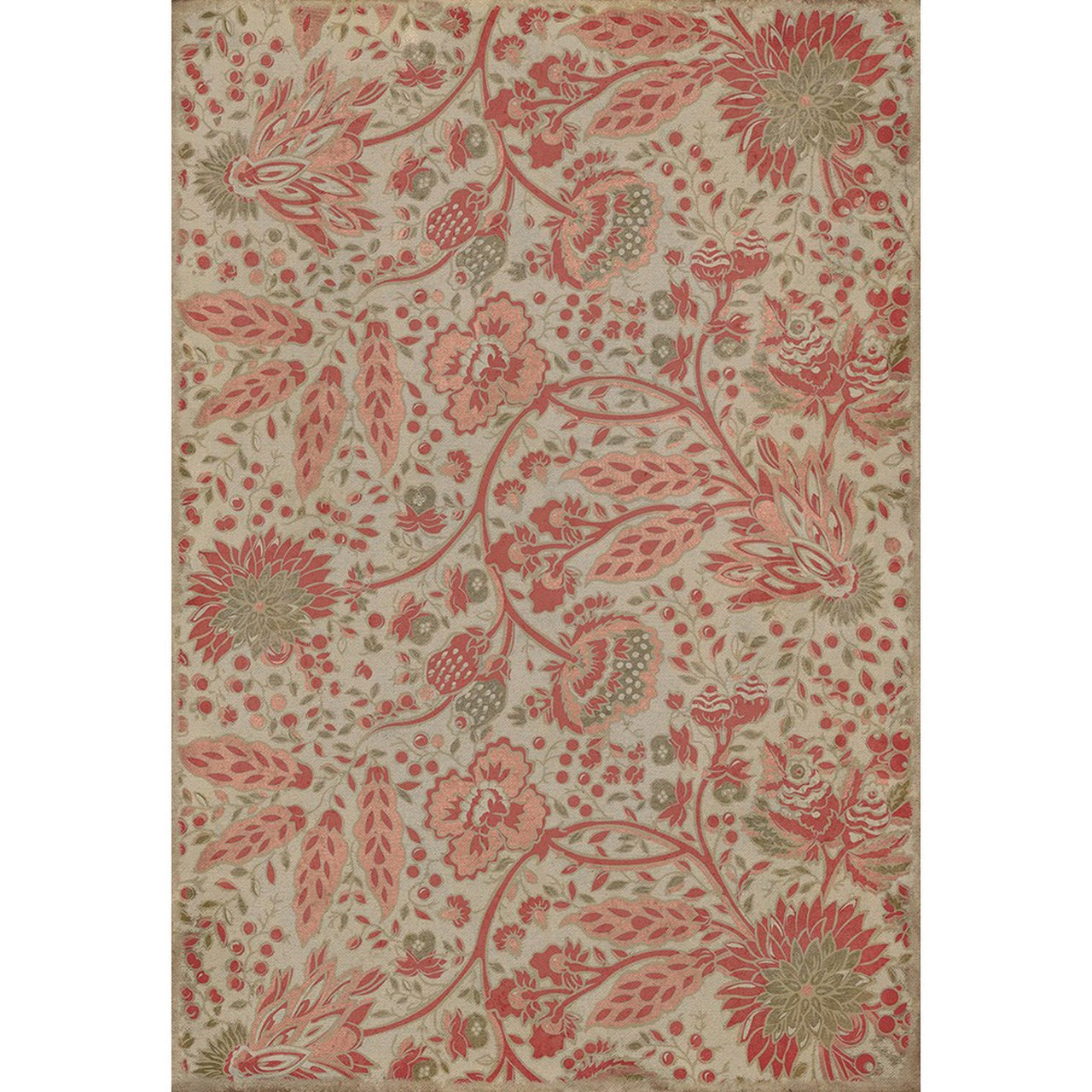 Williamsburg Garden Gate On Imagination Vinyl Floor Cloth