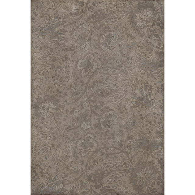 Williamsburg Garden Gate Robbed The Woods Vinyl Floor Cloth