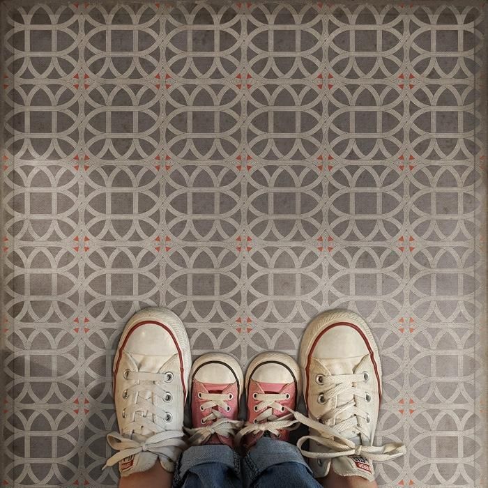 Williamsburg Lamerie Lattice George Wickes Vinyl Floor Cloth