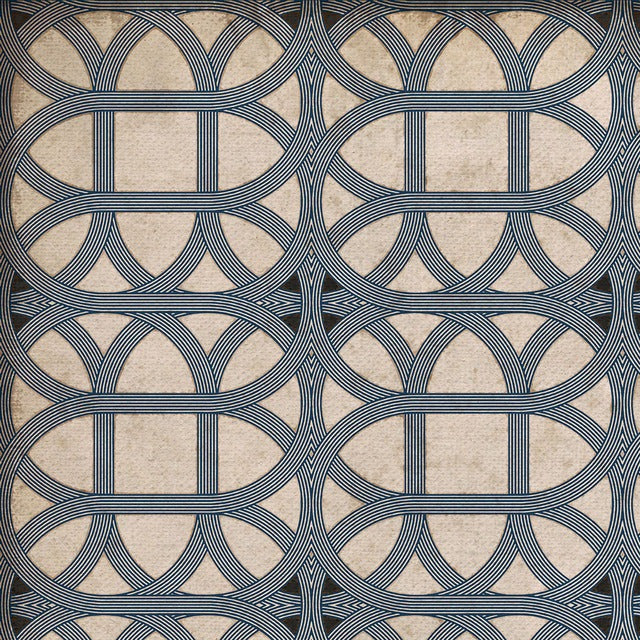 Williamsburg Lamerie Lattice James Geddy Vinyl Floor Cloth