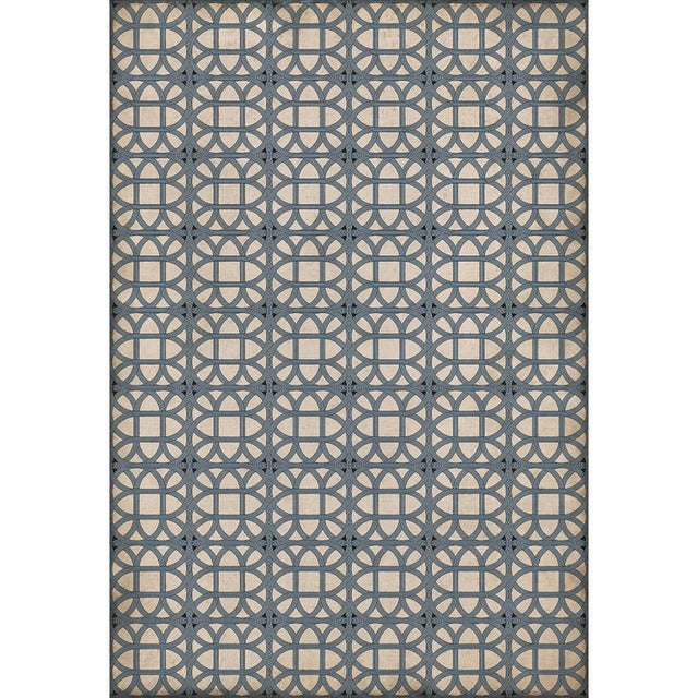 Williamsburg Lamerie Lattice James Geddy Vinyl Floor Cloth