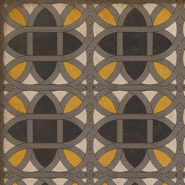 Williamsburg Lamerie Lattice Paul Revere Vinyl Floor Cloth