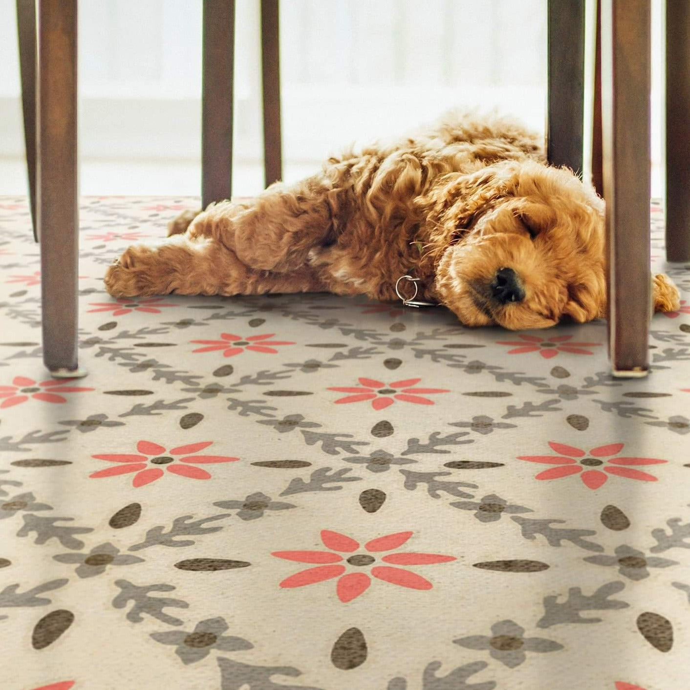 Williamsburg Naturalist Skipwith Vinyl Floor Cloth