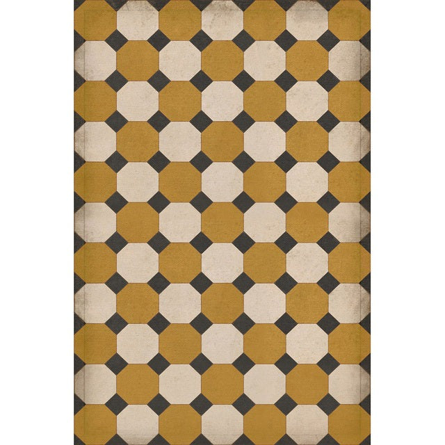 Williamsburg Octagons Jefferson Vinyl Floor Cloth