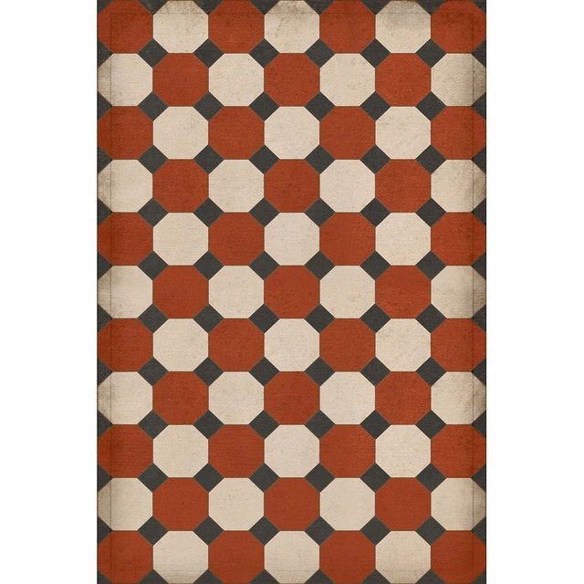 Williamsburg Octagons Lee Vinyl Floor Cloth