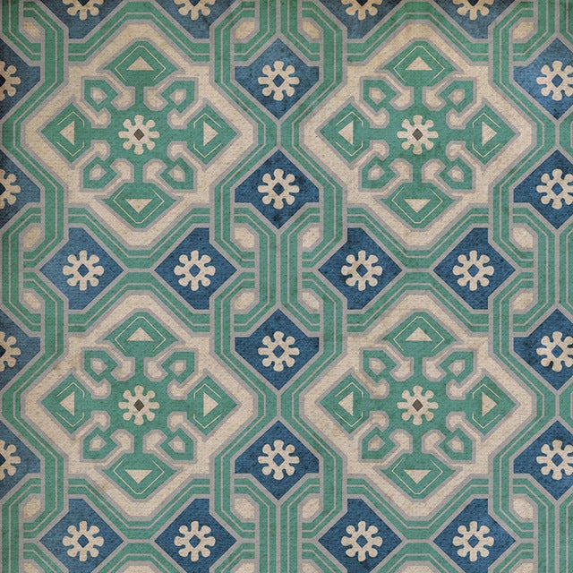 Williamsburg Tarpley Tarleton Vinyl Floor Cloth