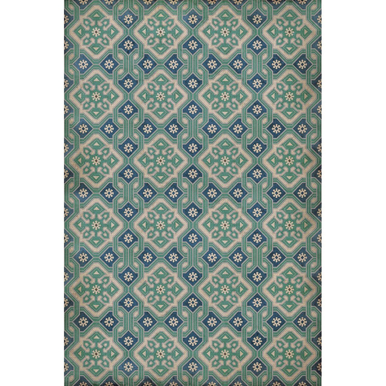 Williamsburg Tarpley Tarleton Vinyl Floor Cloth