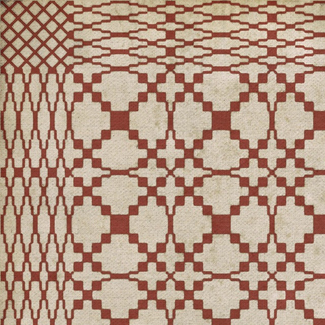 Williamsburg Woven Caroline Est Vinyl Floor Cloth