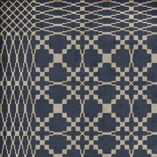Williamsburg Woven James Est Vinyl Floor Cloth