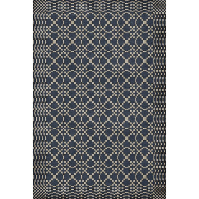 Williamsburg Woven James Est Vinyl Floor Cloth