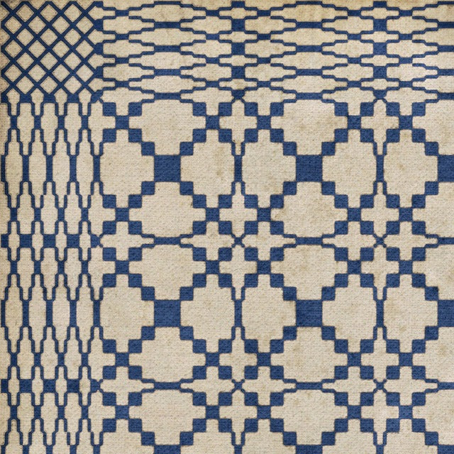 Williamsburg Woven Nelson Est Vinyl Floor Cloth