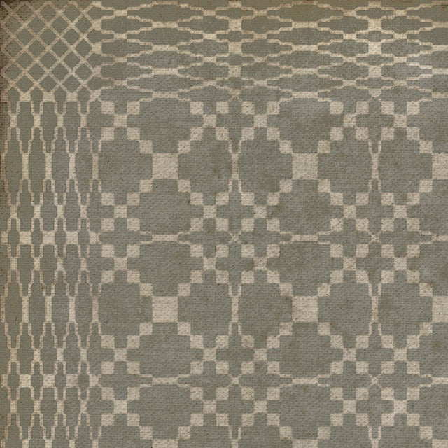 Williamsburg Woven Rockingham Est Vinyl Floor Cloth