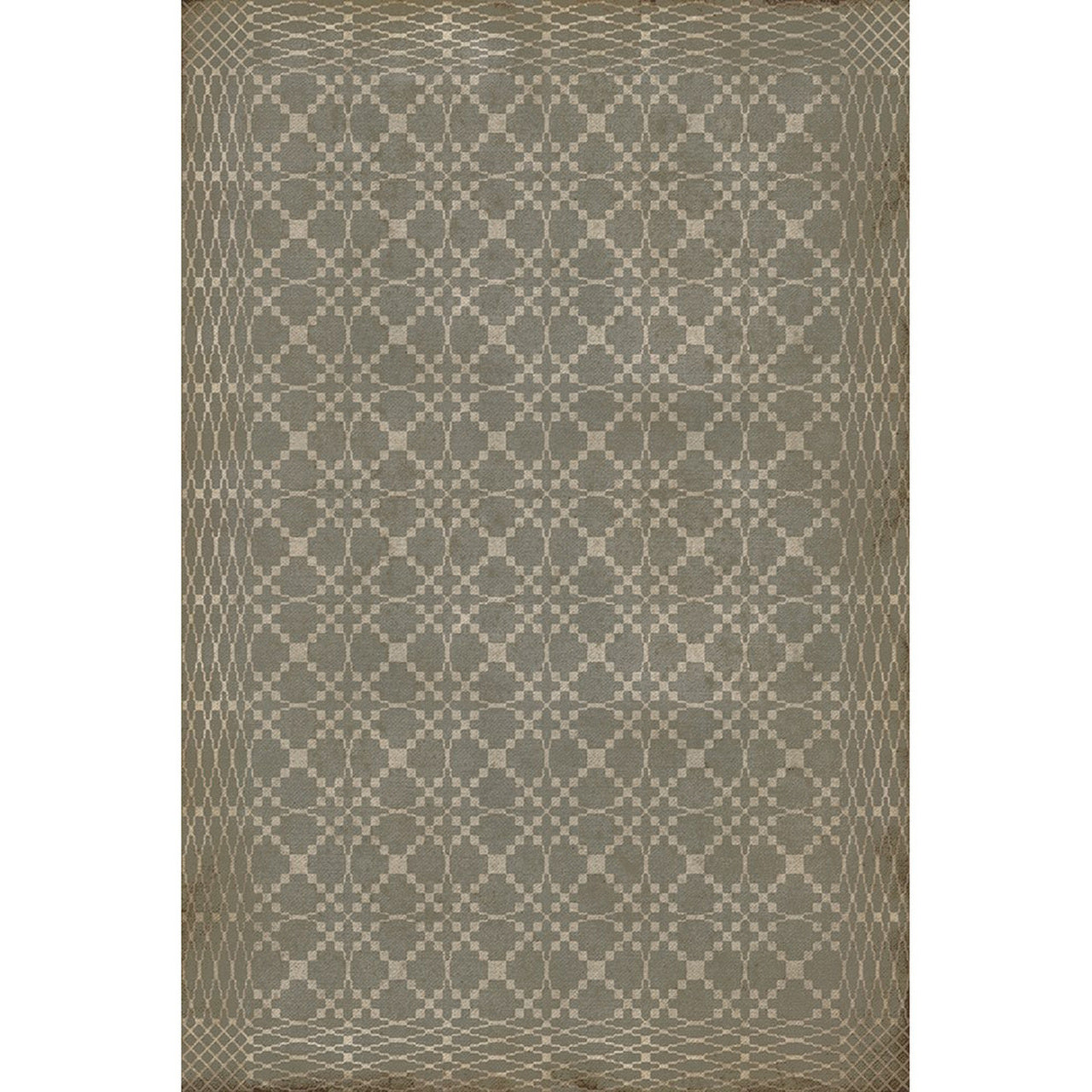 Williamsburg Woven Rockingham Est Vinyl Floor Cloth