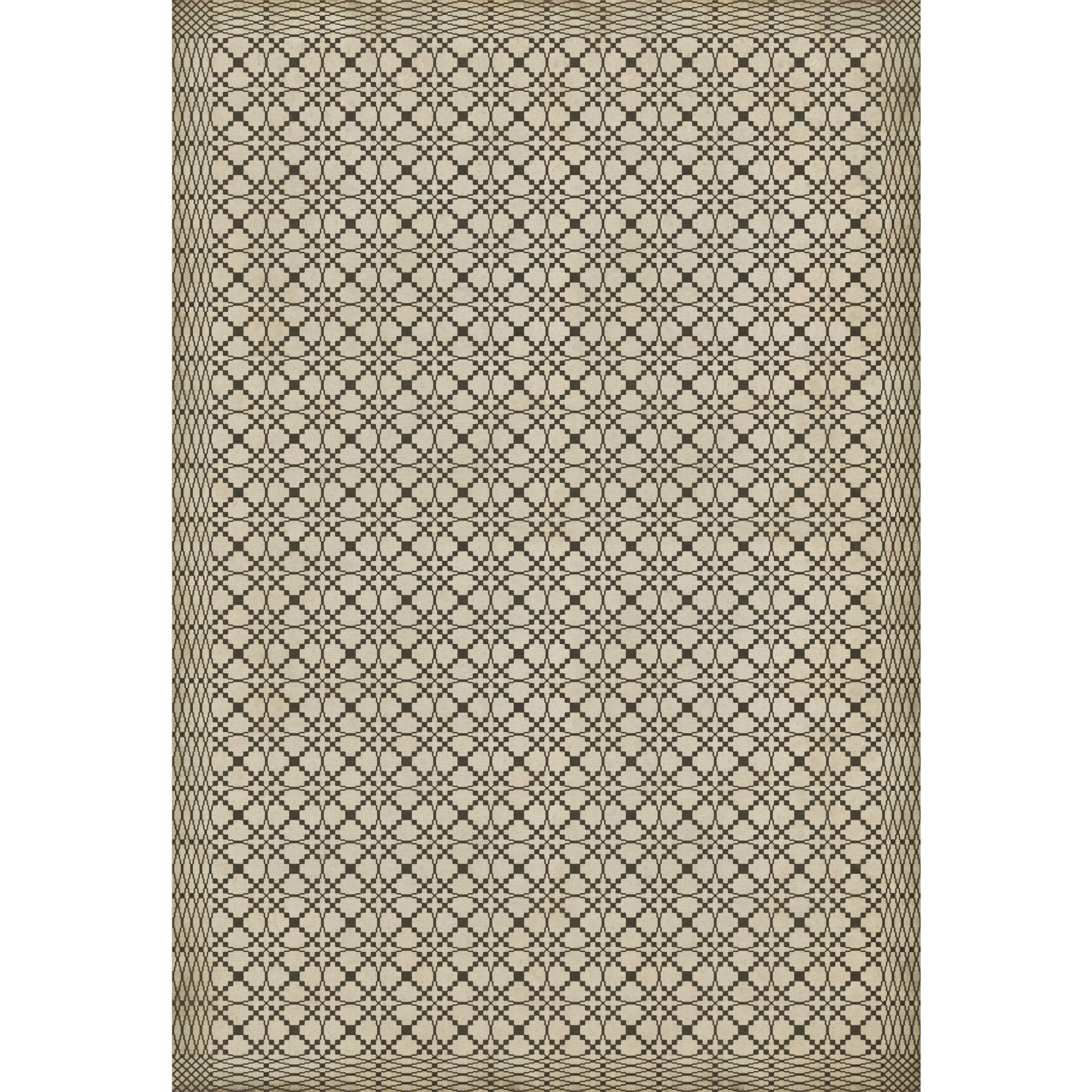 Williamsburg Woven York Est Vinyl Floor Cloth