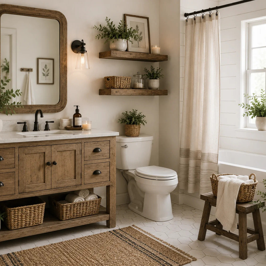 Farmhouse Style Bathroom Ideas: Create a Warm and Timeless Retreat