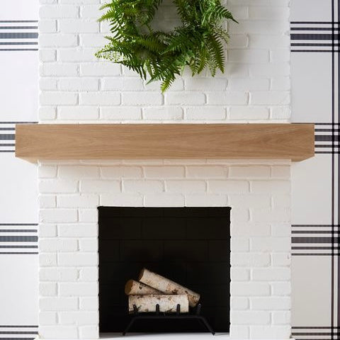 How to Paint a Brick Fireplace