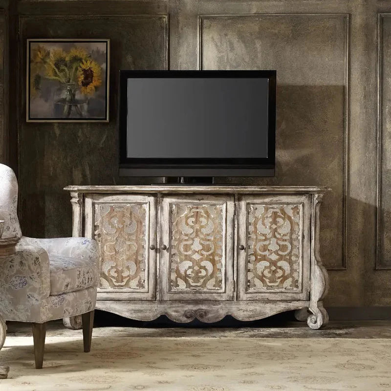 Hooker Furniture console in a living room