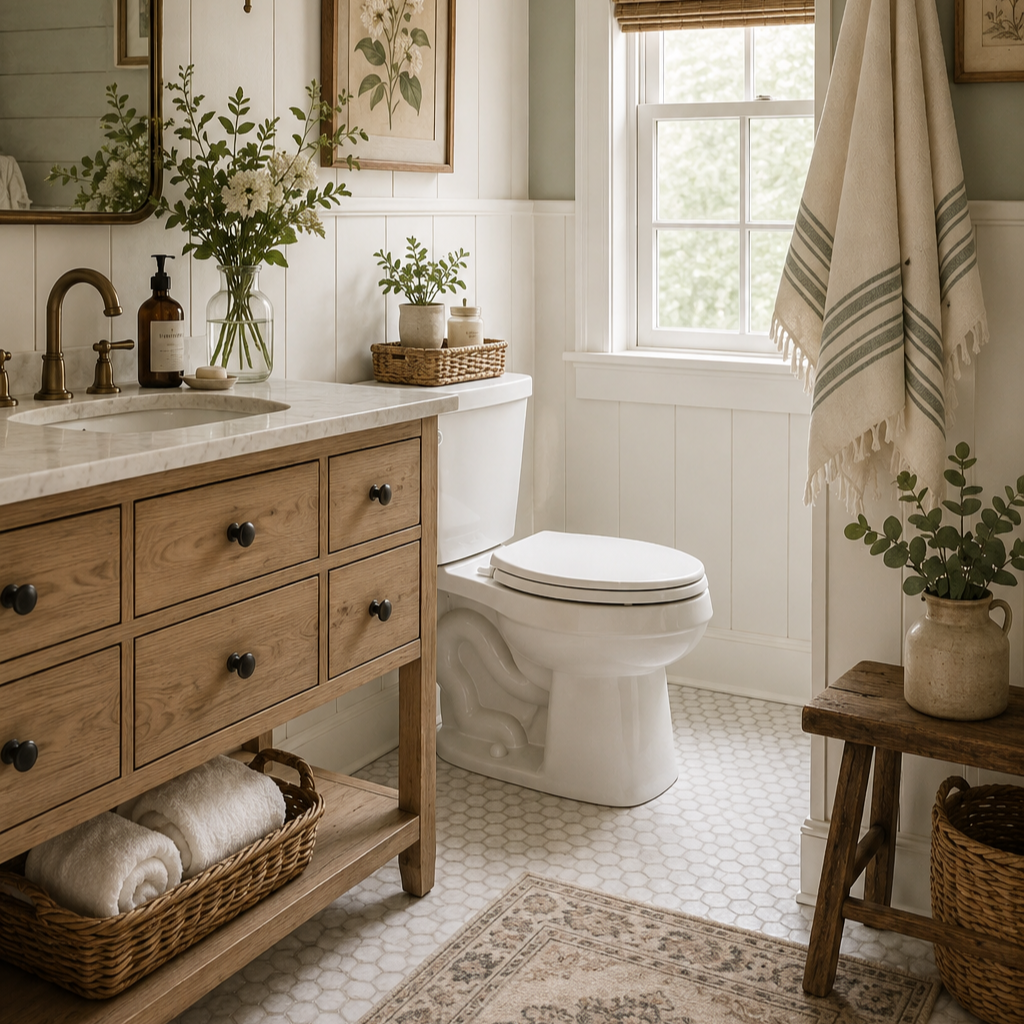 Farmhouse Bathroom Colors: Choosing the Perfect Palette for a Warm and Inviting Space