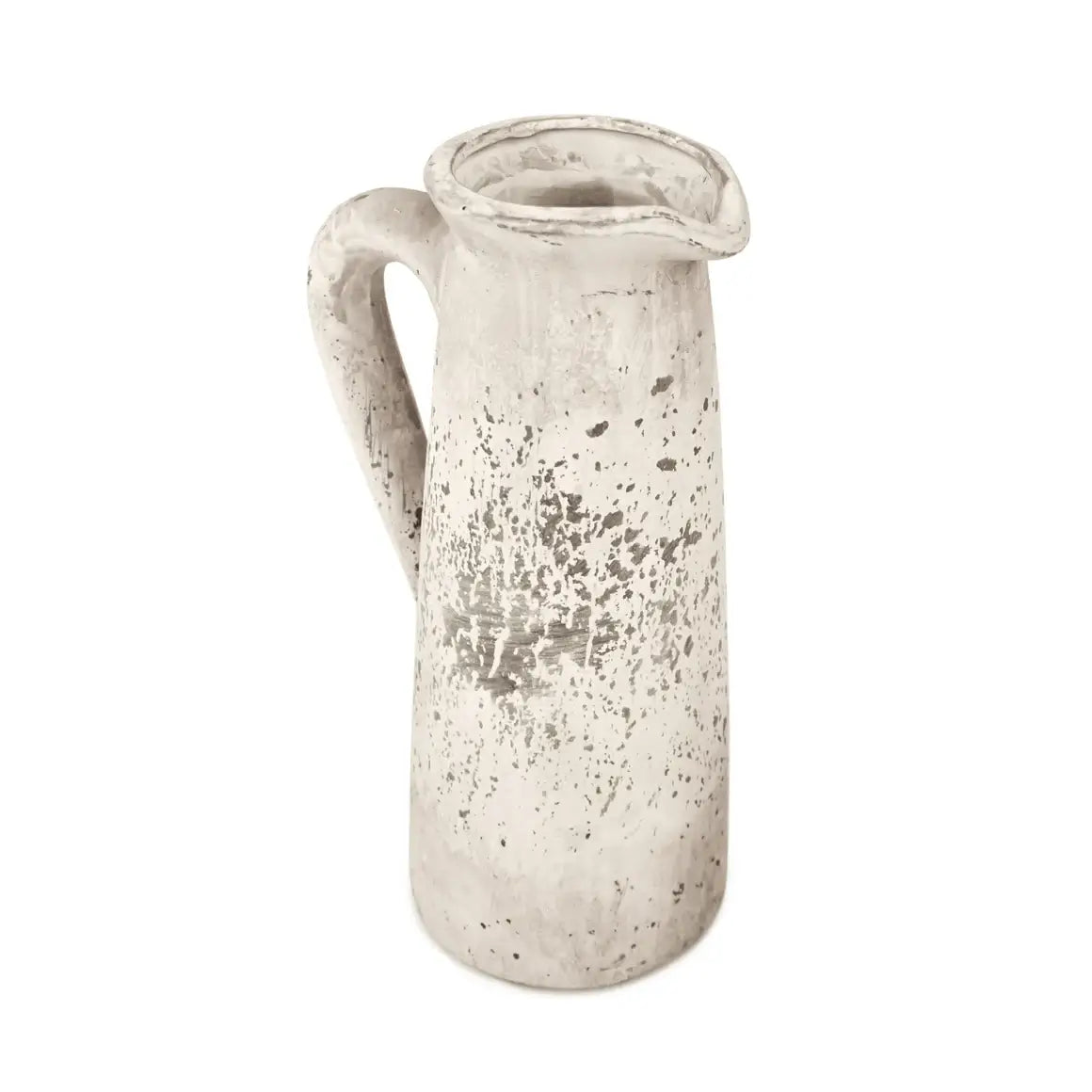 Distressed Grey Decorative Pitcher