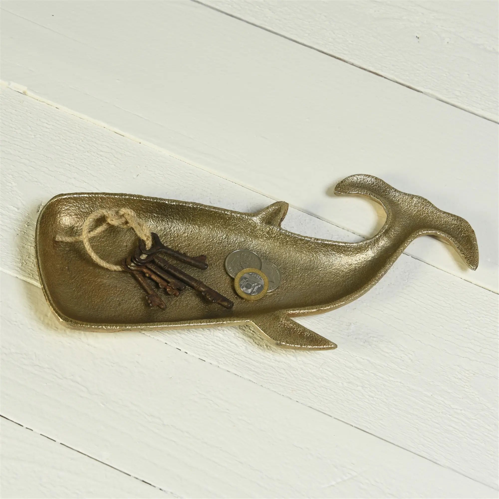 Brass Whale Plate