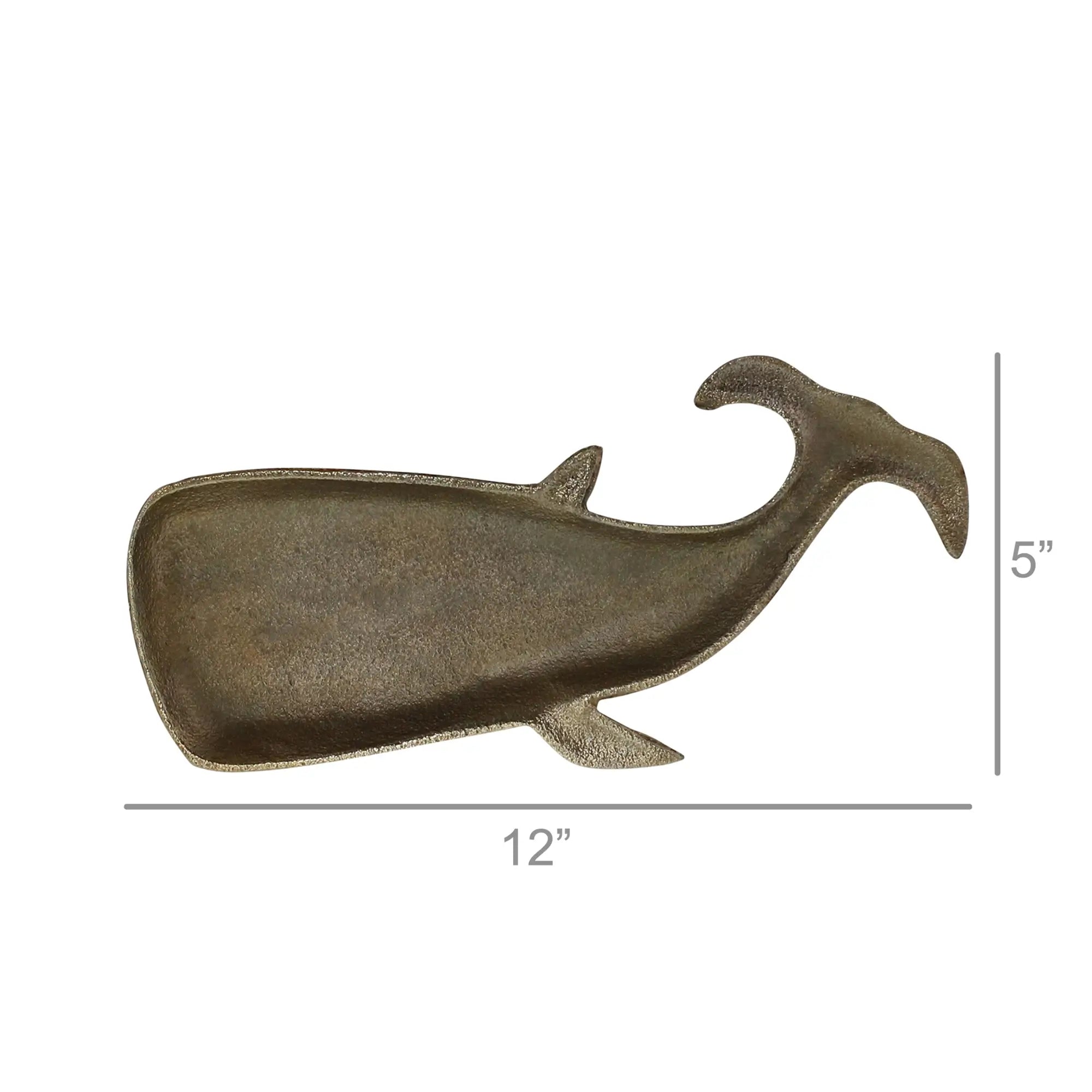 Brass Whale Plate