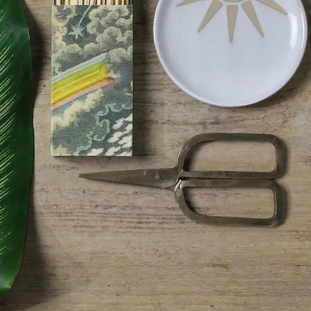 Brass Squared Scissors