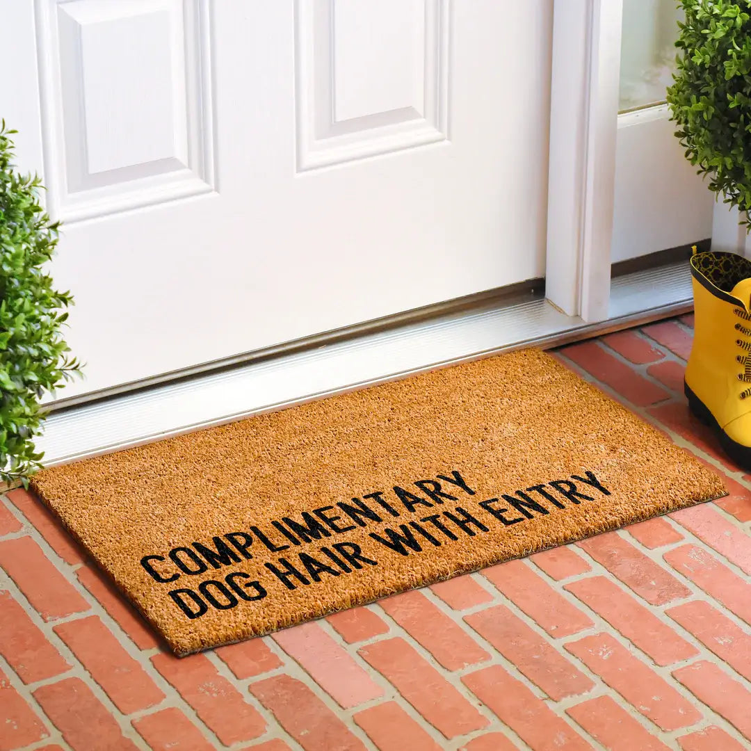 Complimentary Dog Hair With Entry Doormat