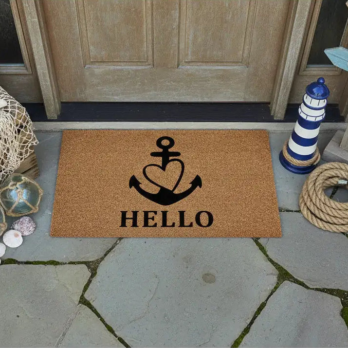 Anchor Hello Doormat