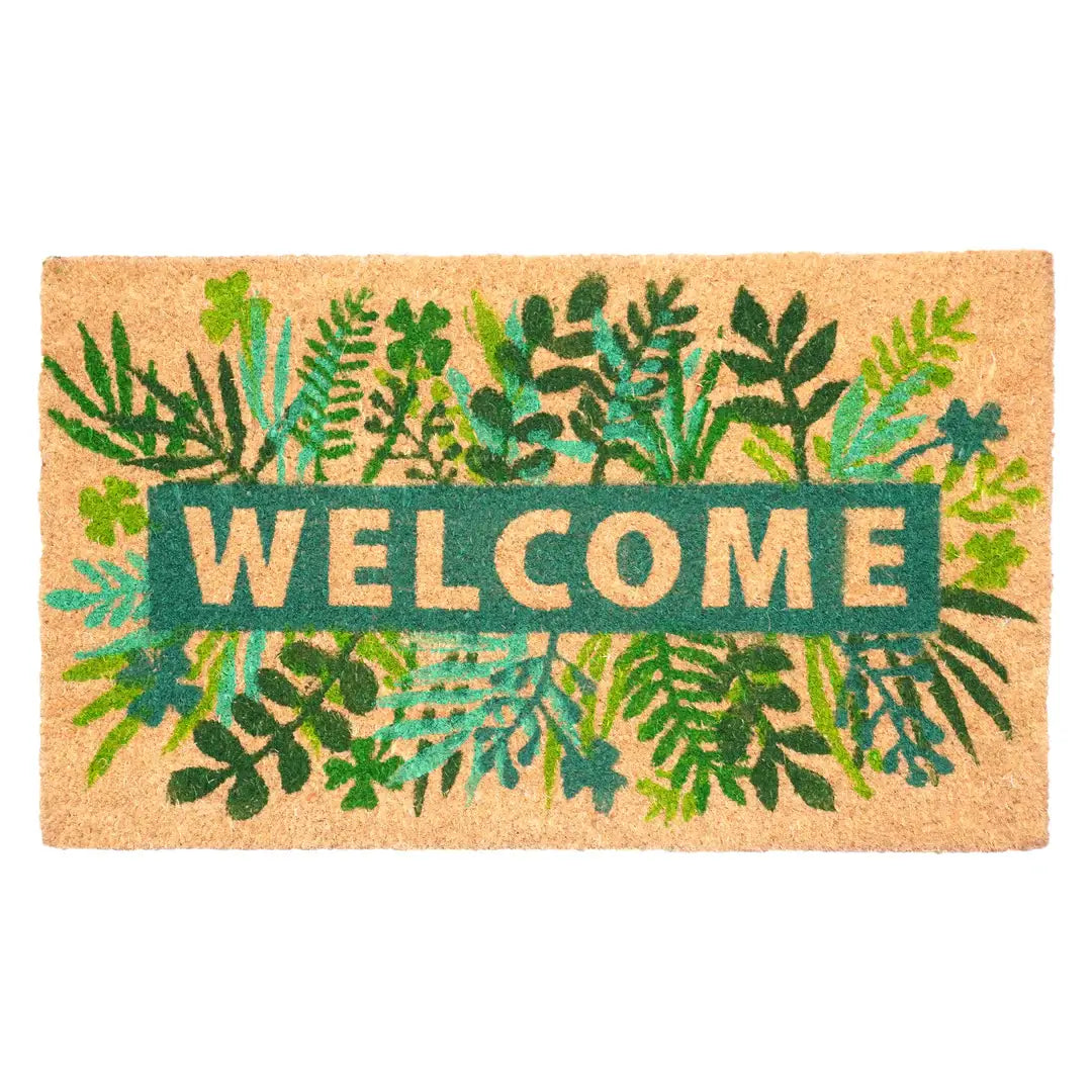 Greenery Welcome Doormat